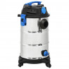 Odkurzacz na mokro i na sucho, 1200 W, 30 L, srebrny