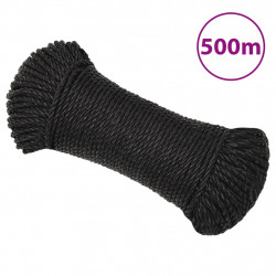 Linka robocza, czarna, 3 mm, 500 m, polipropylen