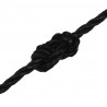 Linka robocza, czarna, 6 mm, 50 m, polipropylen