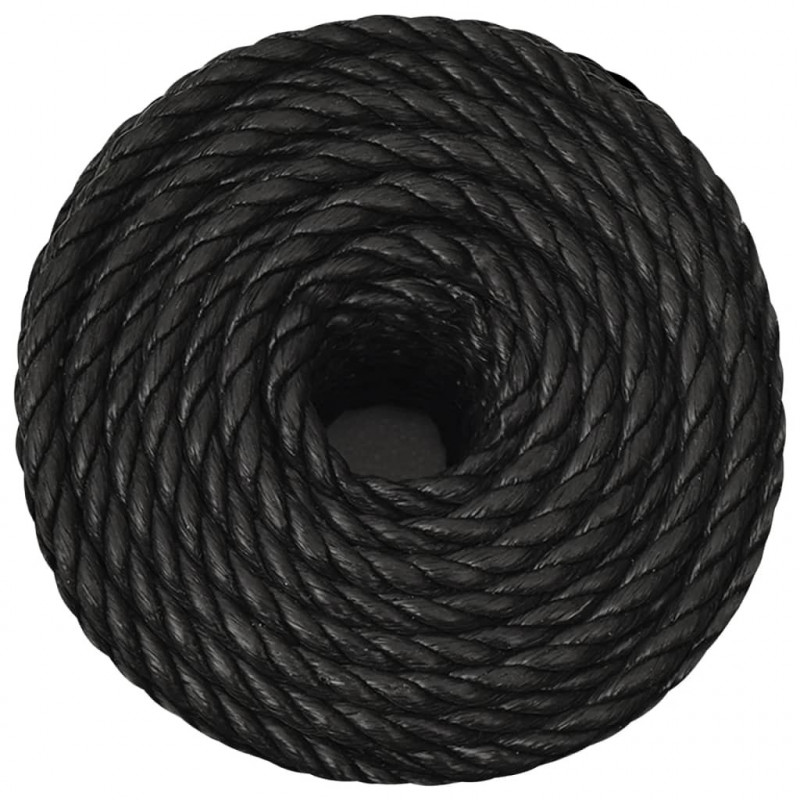 Linka robocza, czarna, 14 mm, 250 m, polipropylen