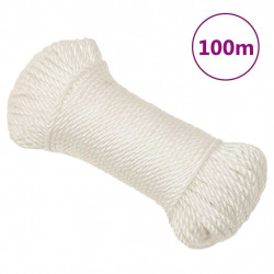 Linka robocza, biała, 3 mm, 100 m, polipropylen