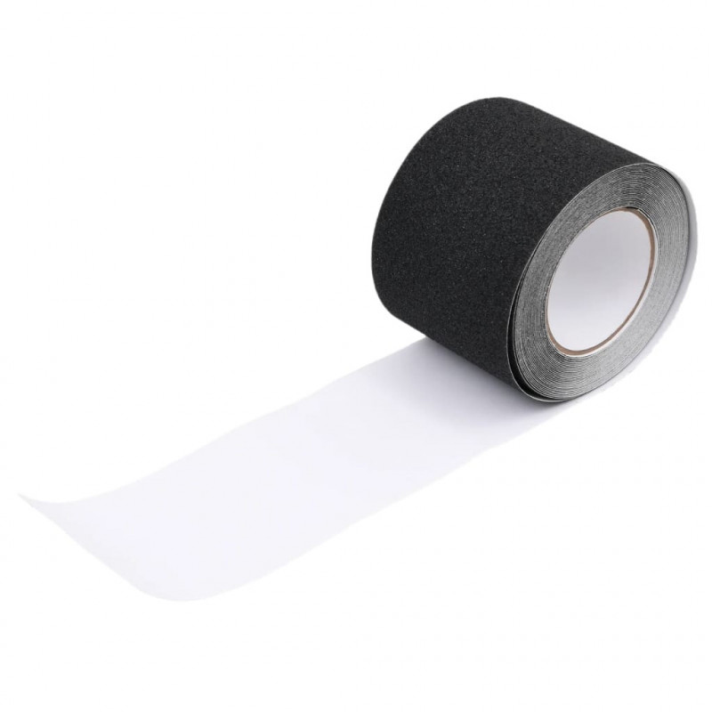 Taśma antypoślizgowa, czarna, 0,1x10 m, PVC