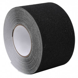 Taśma antypoślizgowa, czarna, 0,1x20 m, PVC