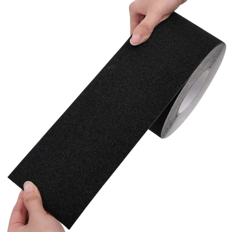 Taśma antypoślizgowa, czarna, 0,1x20 m, PVC