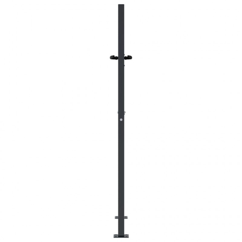 Furtka ogrodowa, antracytowa, 100x125 cm, stal, motyw drzewa