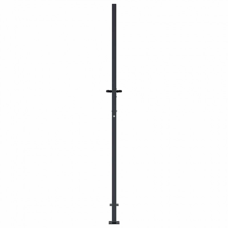 Furtka ogrodowa, antracytowa, 100x175 cm, stal, motyw drzewa