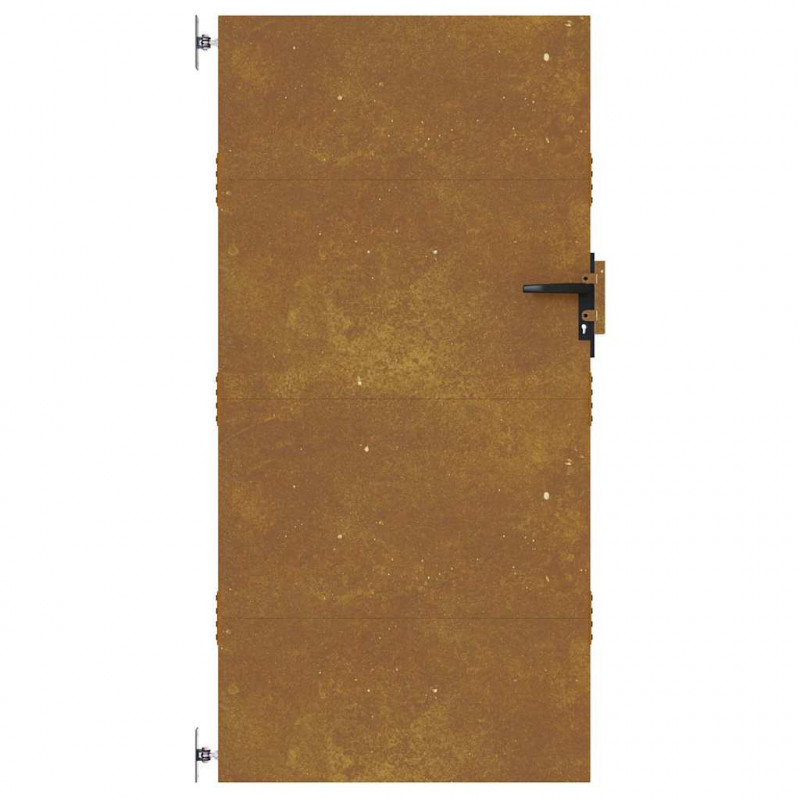 Furtka ogrodowa, 85x200 cm, stal kortenowska