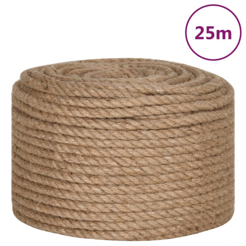 Sznur jutowy, 25 m długości, 14 mm grubości