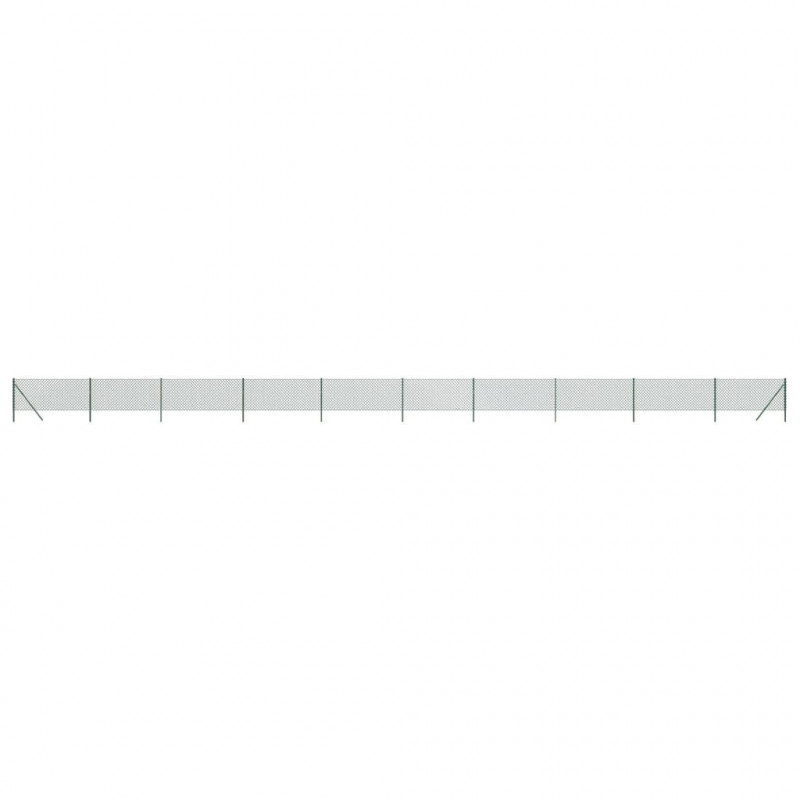 Ogrodzenie z siatki, zielone, 1x25 m