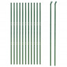 Ogrodzenie z siatki, zielone, 1,4x25 m