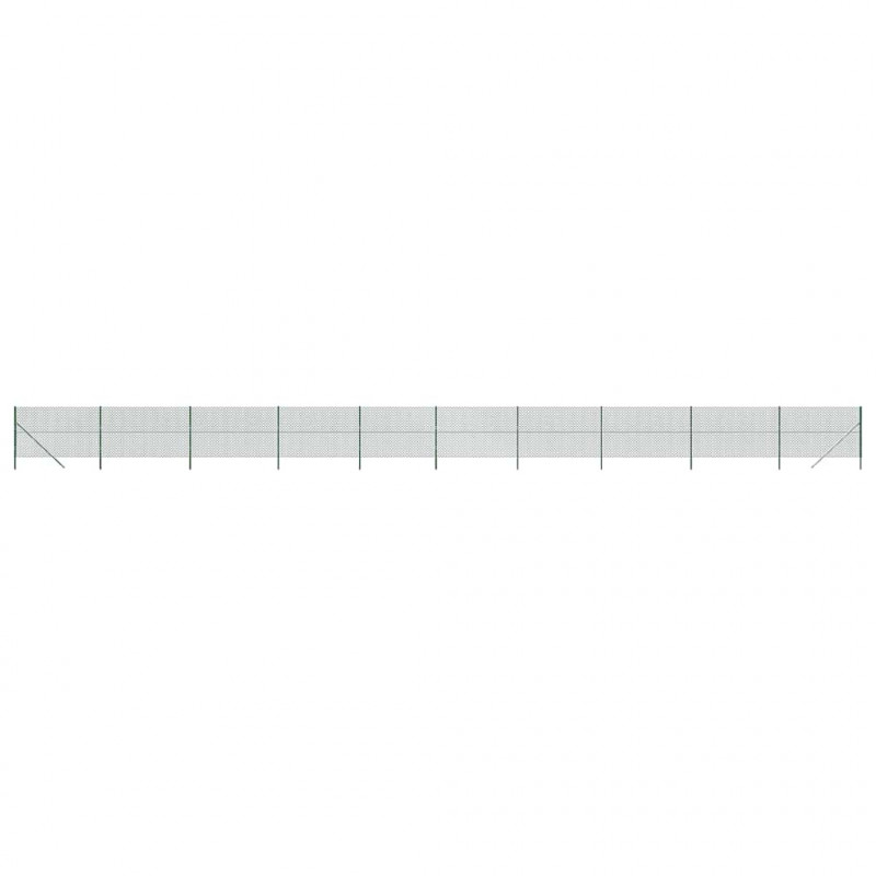 Ogrodzenie z siatki, zielone, 1,6x25 m