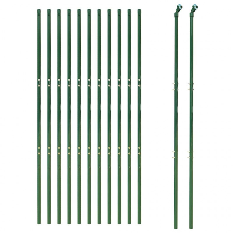 Ogrodzenie z siatki, zielone, 1,8x25 m