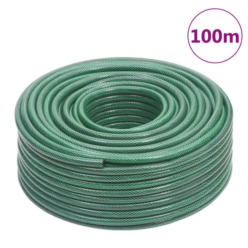 Wąż ogrodowy, zielony, 0,5", 100 m, PVC