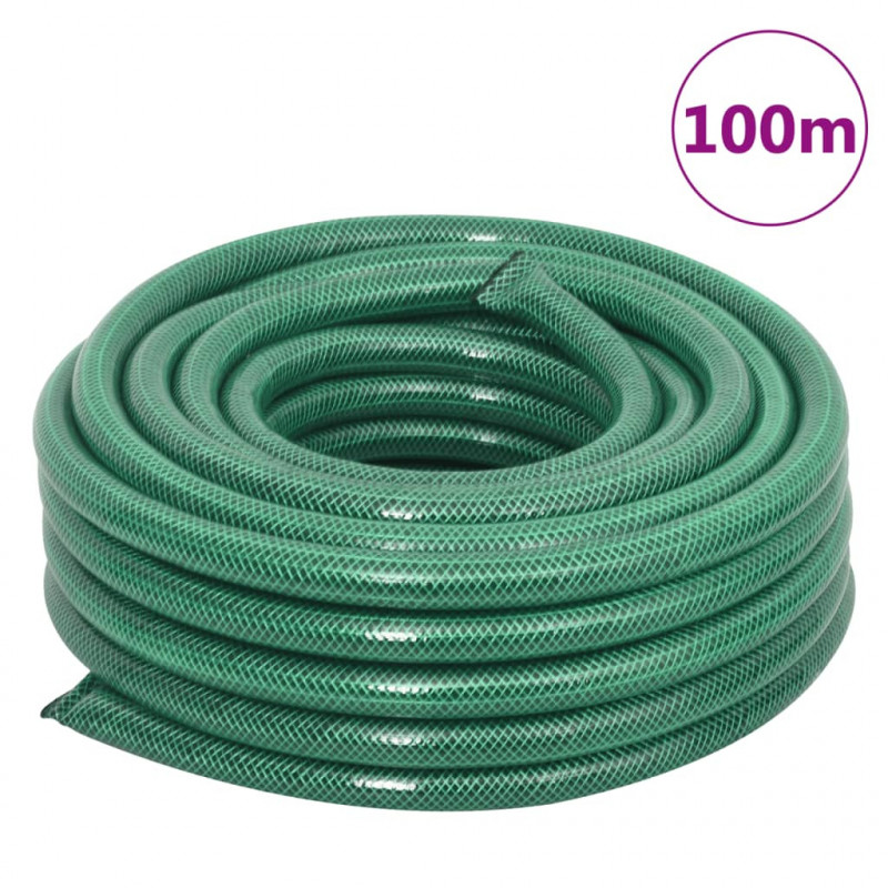 Wąż ogrodowy, zielony, 0,9", 100 m, PVC