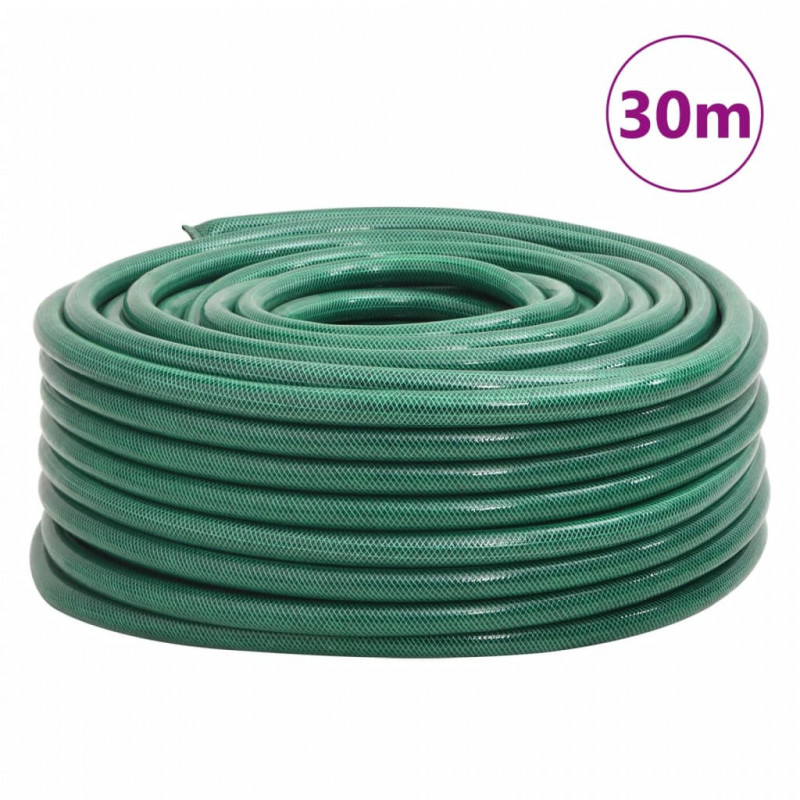 Wąż ogrodowy, zielony, 1", 30 m, PVC