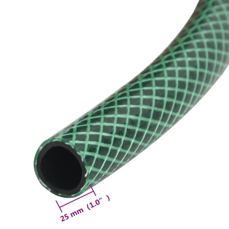 Wąż ogrodowy, zielony, 1", 30 m, PVC