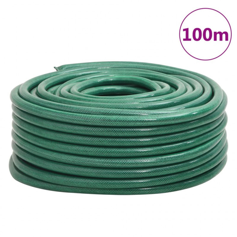 Wąż ogrodowy, zielony, 1", 100 m, PVC