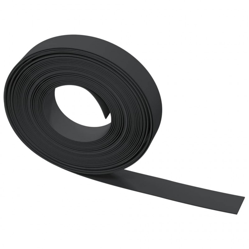 Obrzeże ogrodowe, czarne, 10 m, 10 cm, polietylen