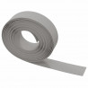 Obrzeże ogrodowe, szare, 10 m, 15 cm, polietylen