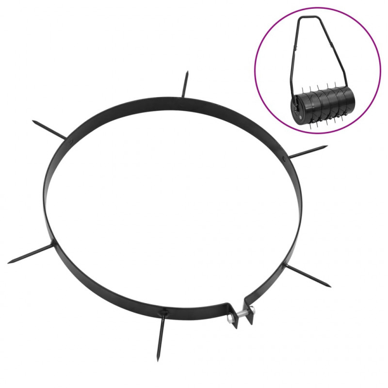 Obręcze z kolcami do aeratora, 5 szt., Ø30 cm, żelazo