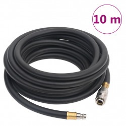 Hybrydowy wąż pneumatyczny, czarny, 0,6", 10 m, guma i PVC
