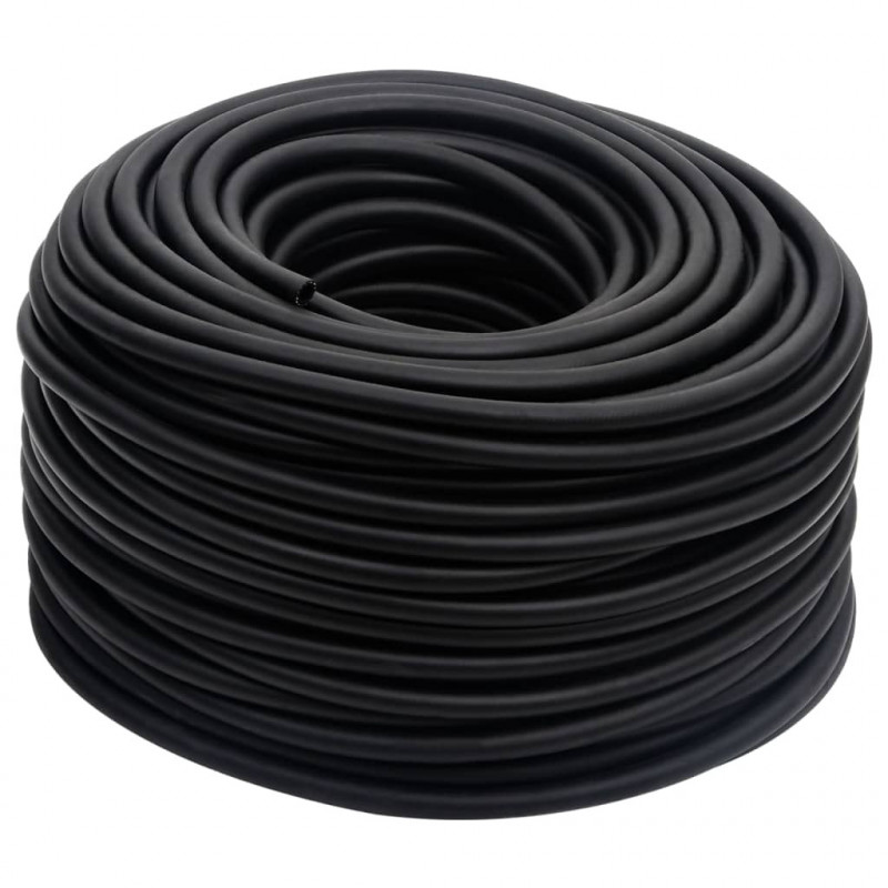 Hybrydowy wąż pneumatyczny, czarny, 0,6", 20 m, guma i PVC