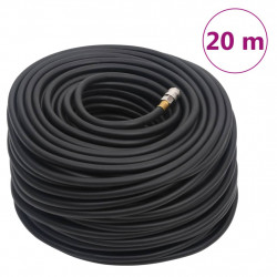 Hybrydowy wąż pneumatyczny, czarny, 0,6", 20 m, guma i PVC