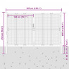 Brama ogrodowa antracytowa 300x200 cm stalowa