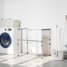 Suszarka na pranie, 83x(50-55)x(40-85) cm, aluminium
