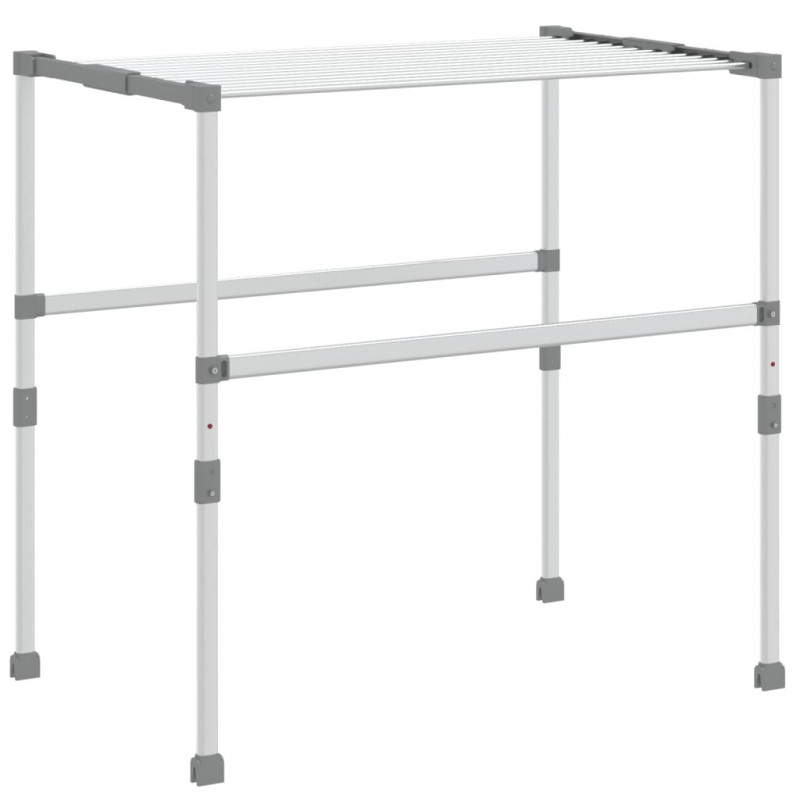 Suszarka na pranie, 83x(50-55)x(40-85) cm, aluminium