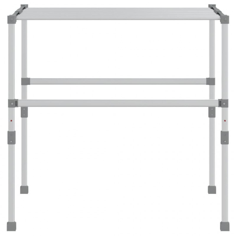 Suszarka na pranie, 83x(50-55)x(40-85) cm, aluminium