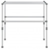 Suszarka na pranie, 83x(50-55)x(40-85) cm, aluminium