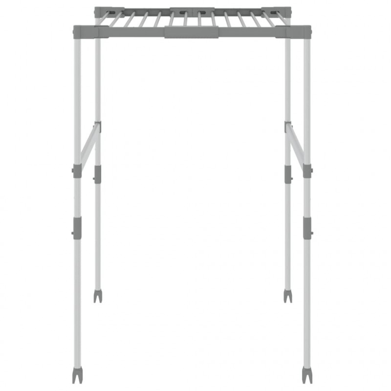 Suszarka na pranie, 83x(50-55)x(40-85) cm, aluminium