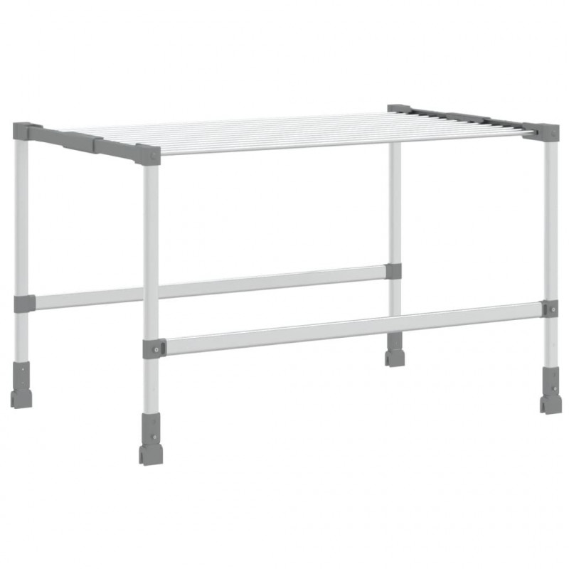 Suszarka na pranie, 83x(50-55)x(40-85) cm, aluminium