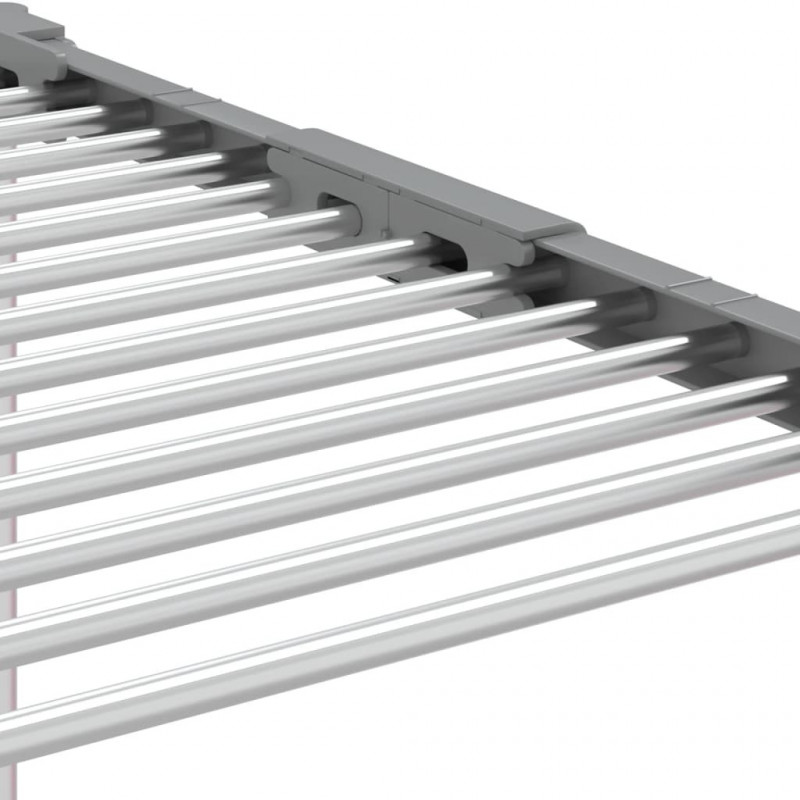 Suszarka na pranie, 83x(50-55)x(40-85) cm, aluminium