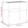 Suszarka na pranie, 83x(50-55)x(40-85) cm, aluminium