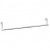 Karnisze, 2 szt., biało-srebrne, 40-60 cm, aluminium