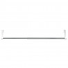 Karnisze, 2 szt., biało-srebrne, 40-60 cm, aluminium