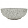 Umywalka nablatowa, szara, okrągła, Φ41x14 cm, ceramiczna