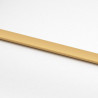 Drzwi przesuwne, złote, 76x205 cm, mrożone szkło ESG, aluminium