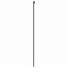 Drzwi przesuwne, czarne, 102,5x205cm, szkło hartowane aluminium