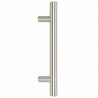 Uchwyty do szafek, 10 szt., srebrne, 96 mm, stal nierdzewna