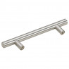 Uchwyty do szafek, 10 szt., srebrne, 96 mm, stal nierdzewna