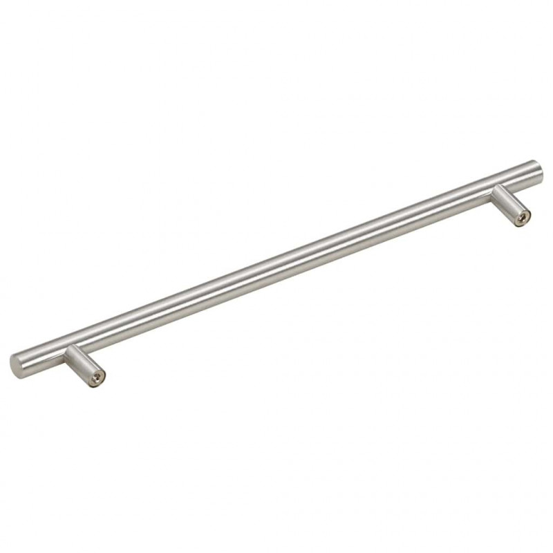 Uchwyty do szafek, 5 szt., srebrne, 320 mm, stal nierdzewna