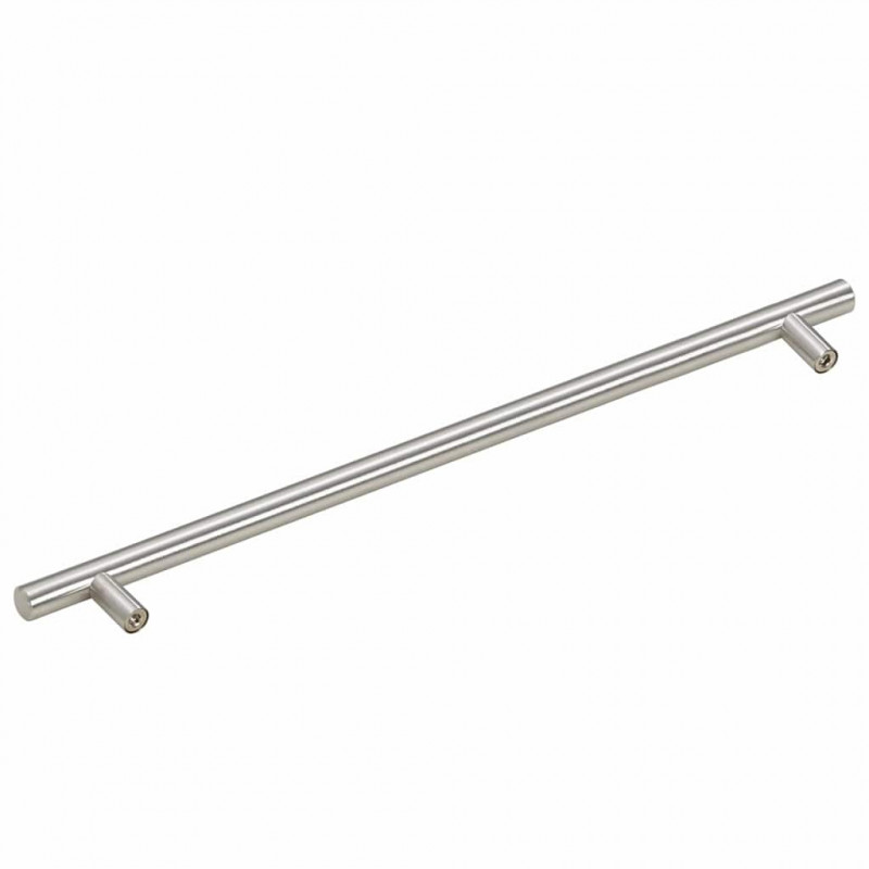 Uchwyty do szafek, 5 szt., srebrne, 480 mm, stal nierdzewna