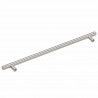 Uchwyty do szafek, 5 szt., srebrne, 480 mm, stal nierdzewna