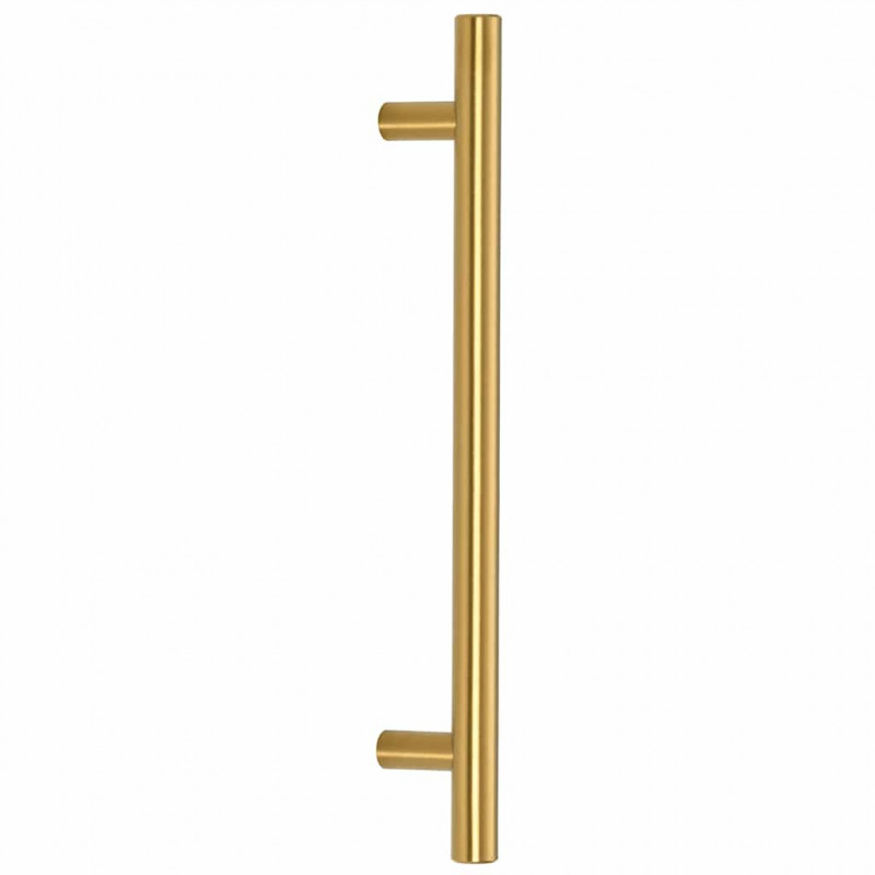 Uchwyty do szafek, 10 szt., złote, 160 mm, stal nierdzewna