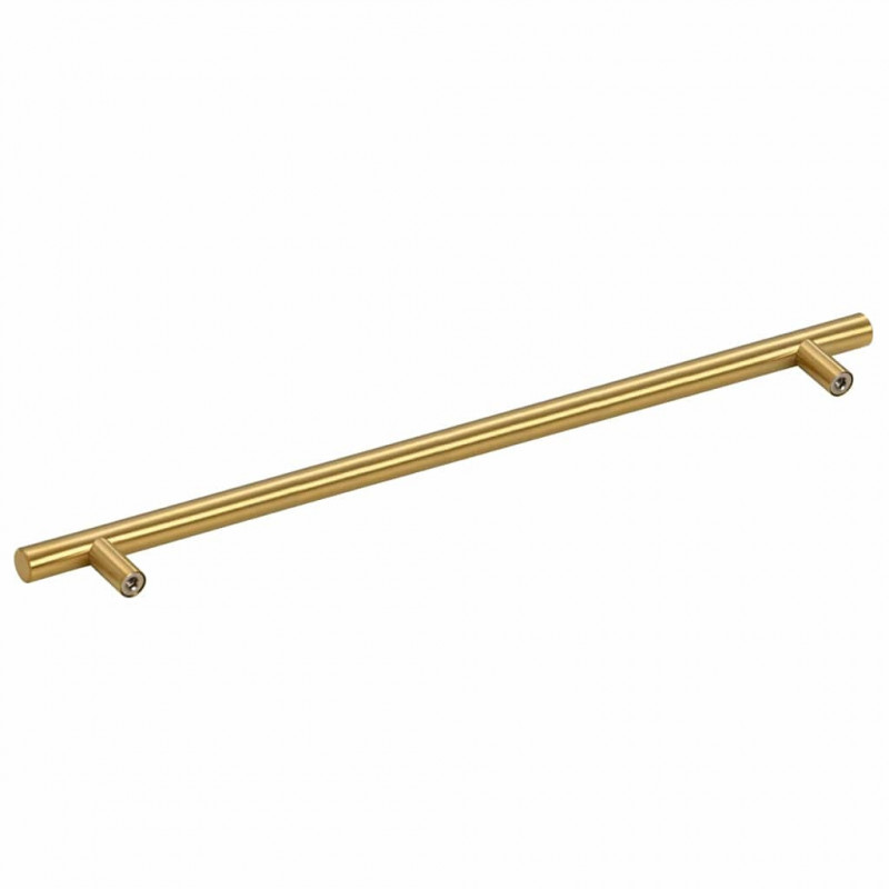 Uchwyty do szafek, 5 szt., złote, 480 mm, stal nierdzewna