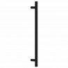 Uchwyty do szafek, 5 szt., czarne, 224 mm, stal nierdzewna