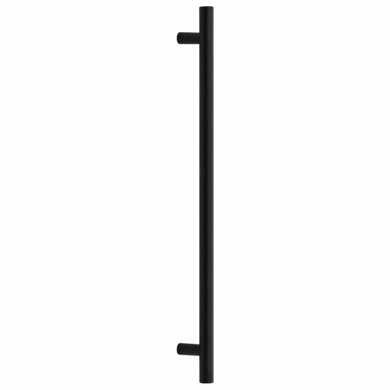 Uchwyty do szafek, 5 szt., czarne, 320 mm, stal nierdzewna